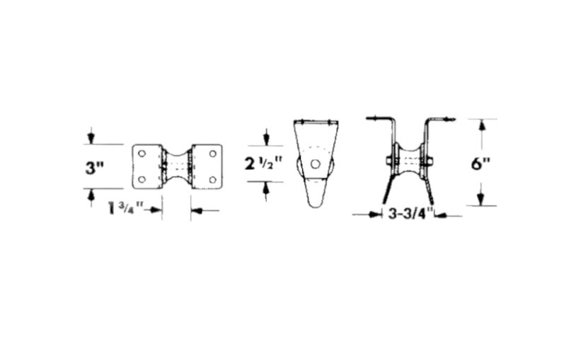 AR-4 Small Platform Anchor Roller Windline