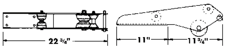 BRM-4 Windline SS Bruce Anchor Roller - Medium